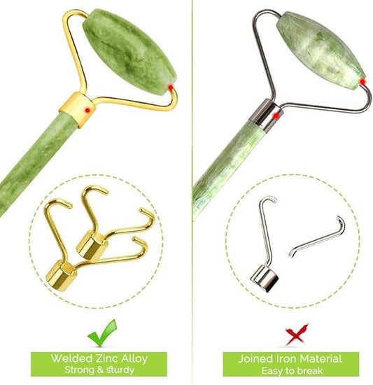 Jade Roller - Anti-Aging Face, Eye & Body Beauty Roller