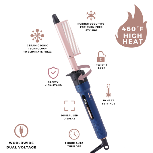 Hot & Hotter 4 in 1 Ceramic Digital Interchangeable Styler