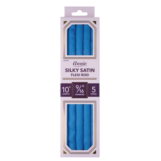 Annie Silky Satin Flexi Rods 1/2 Inch, 5 Count