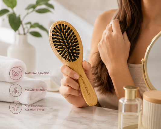 Relaxus Beauty Organic Bamboo Hair Brush