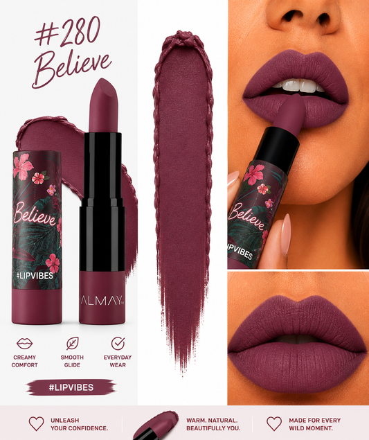 Almay Lip Vibes Lipstick - #280 Believe