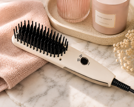 Hot & Hotter Mini Heated Straightening Brush
