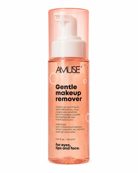 AMUSE Gentle Makeup Remover – Bubble Cleanser for Eyes, Lips & Face