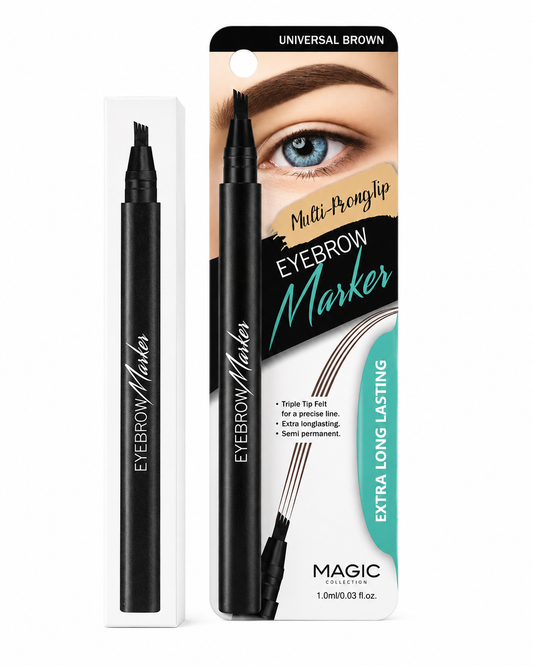 Magic Collection Multi-Prongtip Eyebrow Marker – Universal Brown