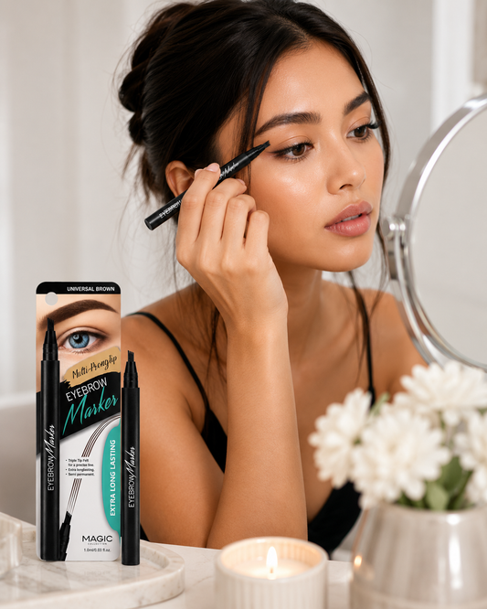 Magic Collection Multi-Prongtip Eyebrow Marker – Universal Brown