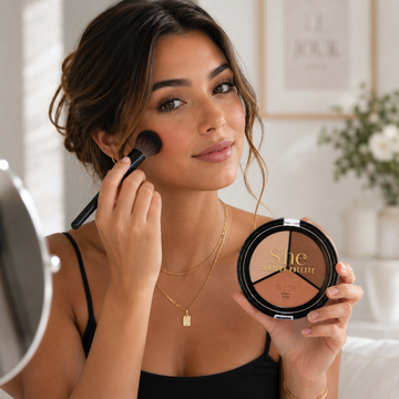 S.HE Contour Palette – Bronzer, Highlighter & Blush