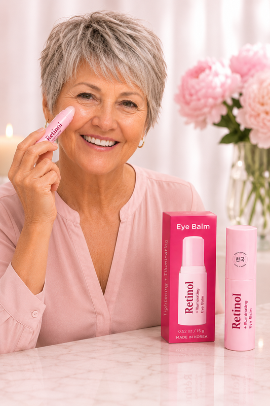 Lovery Retinol Tightening + Illuminating Eye Balm - Korean Skincare Anti-Aging Stick