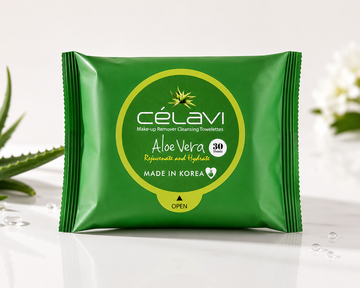 Célavi Aloe Vera Make-up Remover Cleansing Towelettes