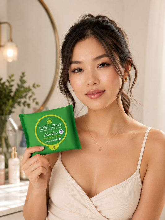 Célavi Aloe Vera Make-up Remover Cleansing Towelettes