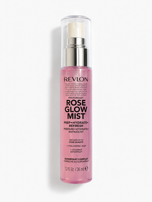 Revlon Rose Glow Mist – Prep, Hydrate & Refresh | 12 fl oz