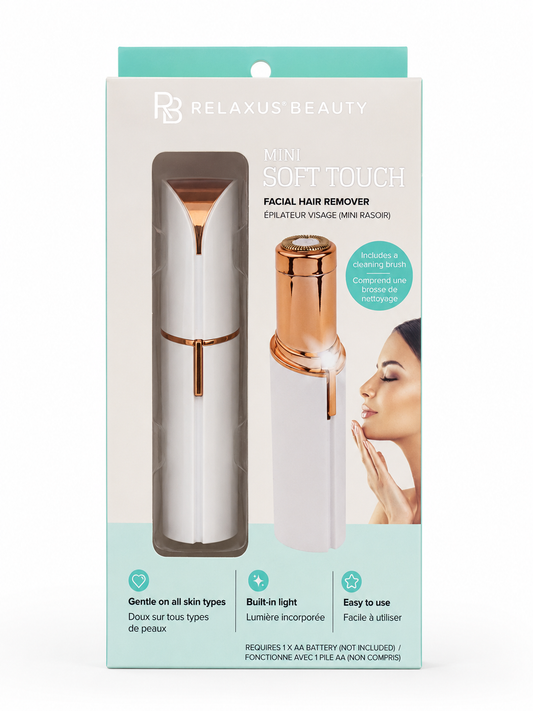 Relaxus Beauty Mini Soft Touch Facial Hair Remover