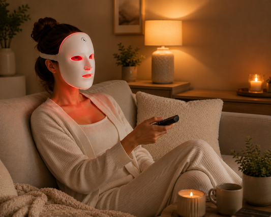 Relaxus Beauty LED Light Therapy Face Mask