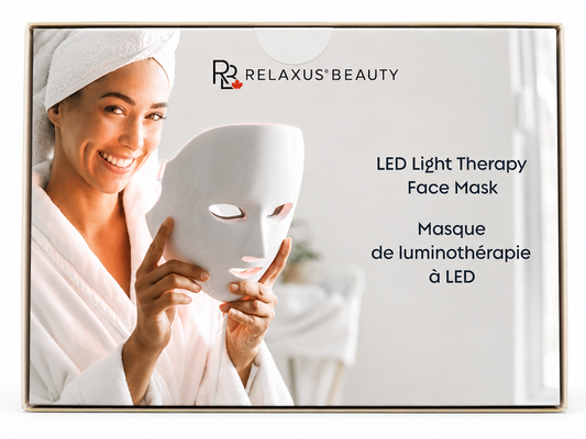 Relaxus Beauty LED Light Therapy Face Mask