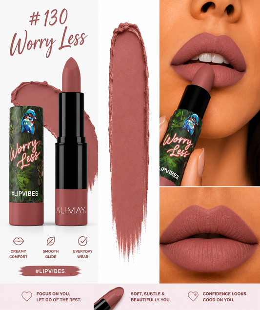 Almay Lip Vibes Lipstick - #130 Worry Less