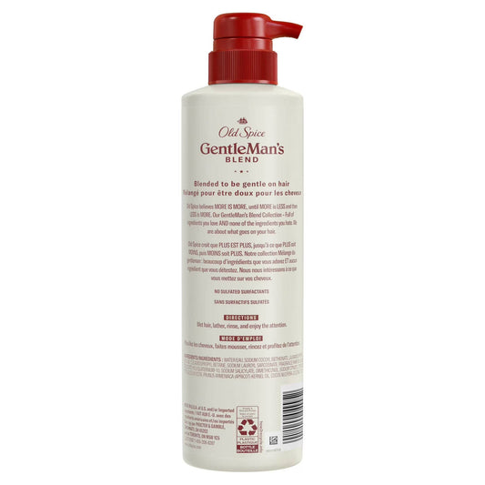 Old Spice Gentleman's Blend 2-in-1 Moisturizing Shampoo + Conditioner, Apricot Kernel & Coconut Oil, 14.8oz