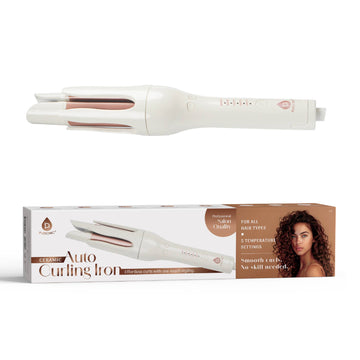Pursonic Automatic Curling Iron | White