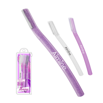 Almine Facial Razor Set, 3 Count Precision Dermaplaners